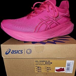 Asics Gel-Nimbus 25 Pink Rave Athletic Shoes
